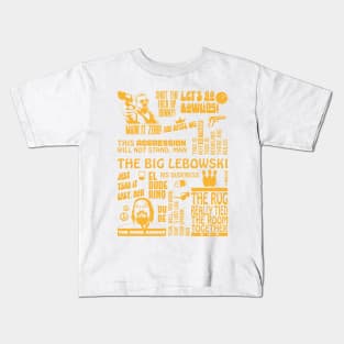 The Big Lebowski, Dude & Walter Quotes Kids T-Shirt